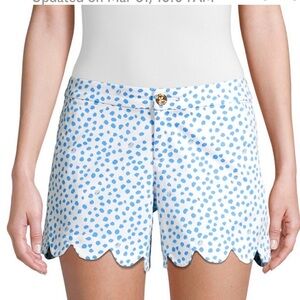 Lilly Pulitzer Blue Polka Dot Women's Shorts size 4